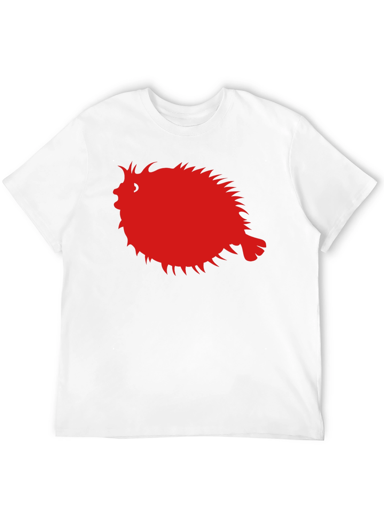 Pufferfish Graphic Tee - Black Cotton Comfort