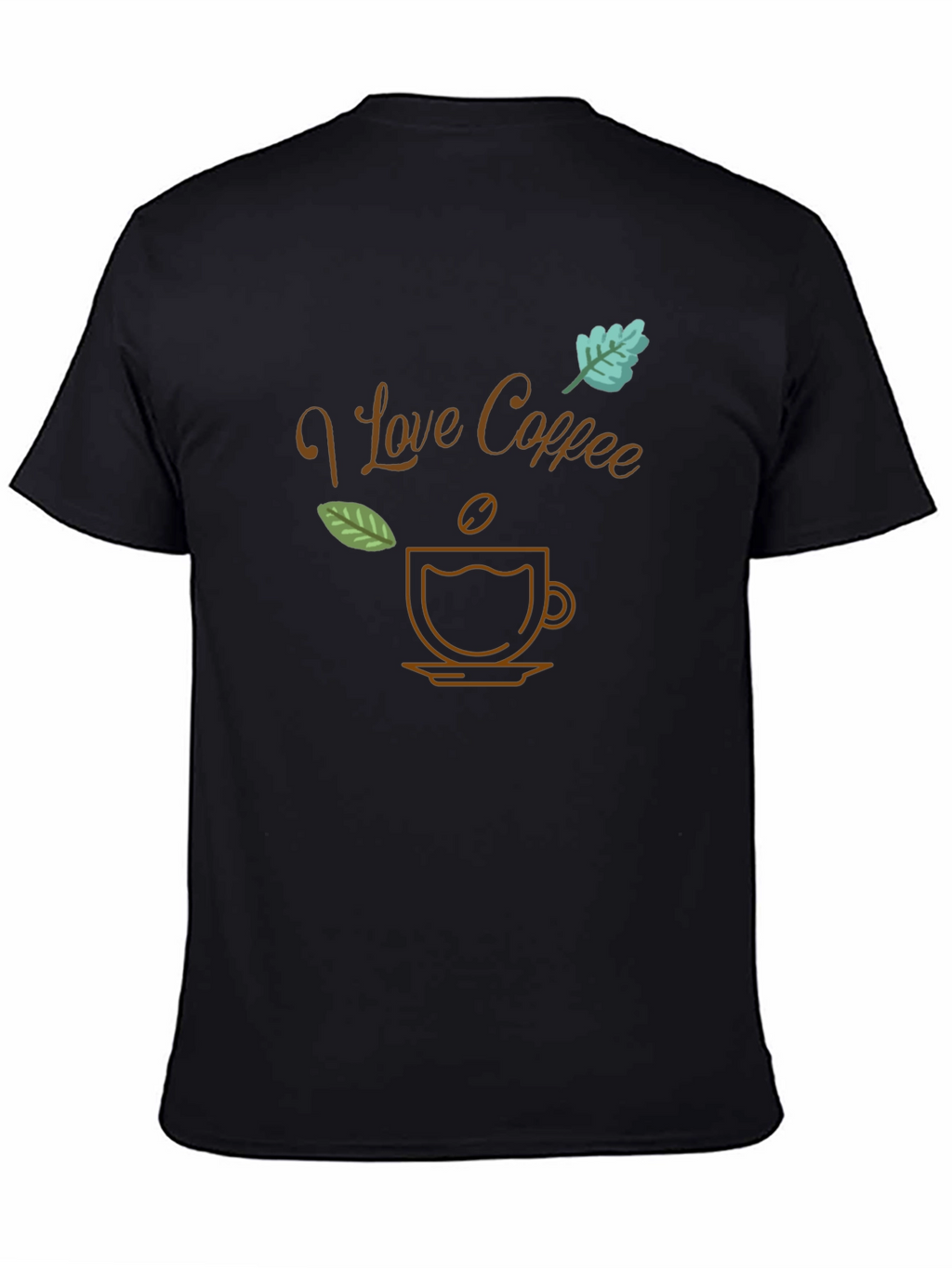 I Love Coffee Black T-Shirt
