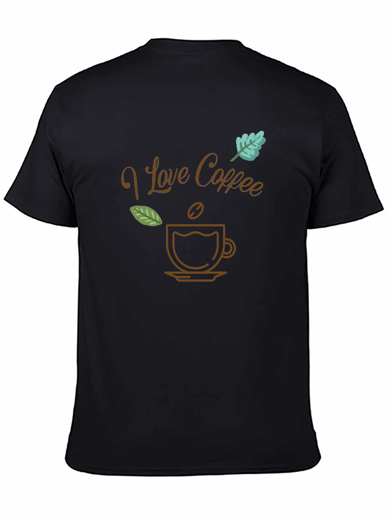 I Love Coffee Black T-Shirt