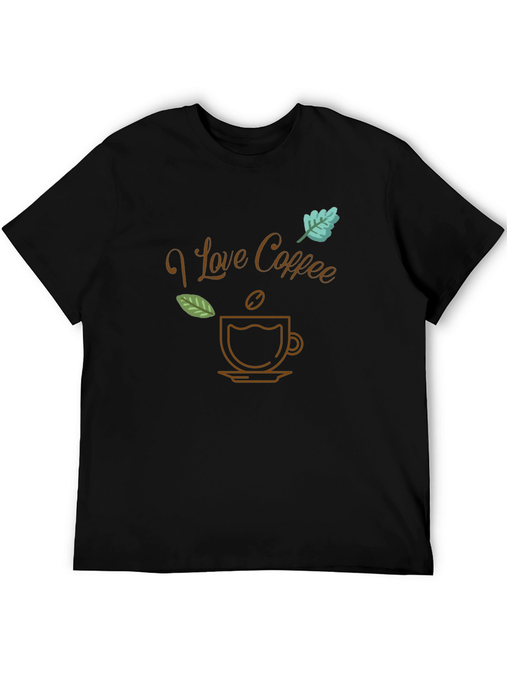I Love Coffee Black T-Shirt