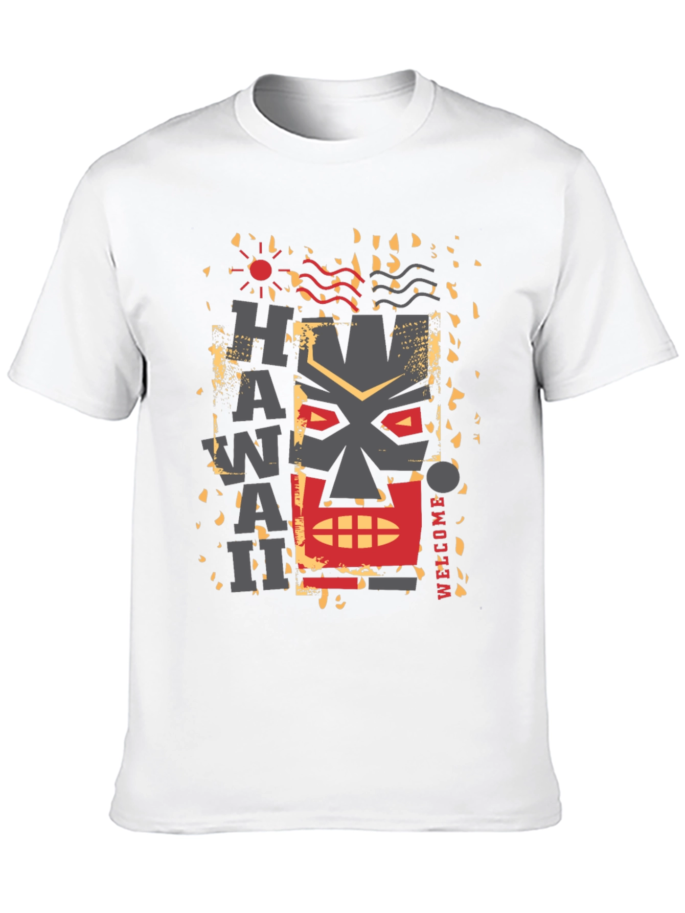 Hawaii Graphic Tee - Island Style Black T-Shirt