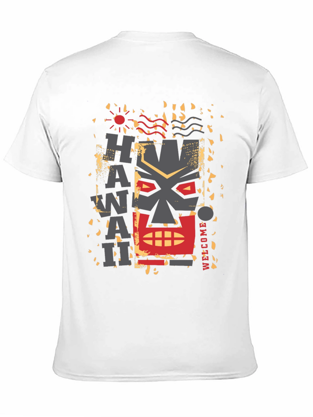 Hawaii Graphic Tee - Island Style Black T-Shirt