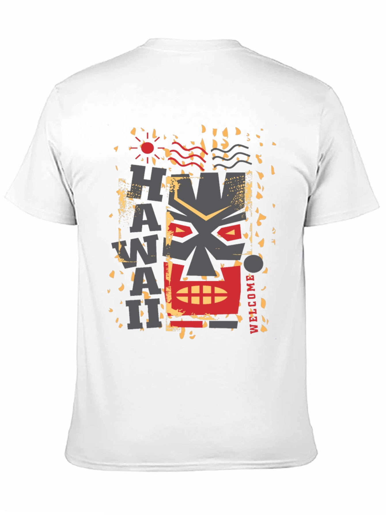 Hawaii Graphic Tee - Island Style Black T-Shirt