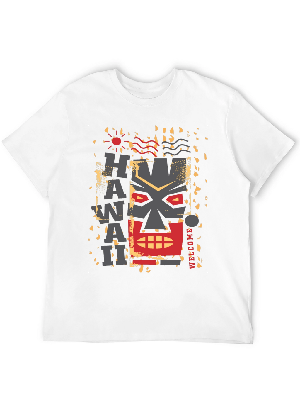 Hawaii Graphic Tee - Island Style Black T-Shirt