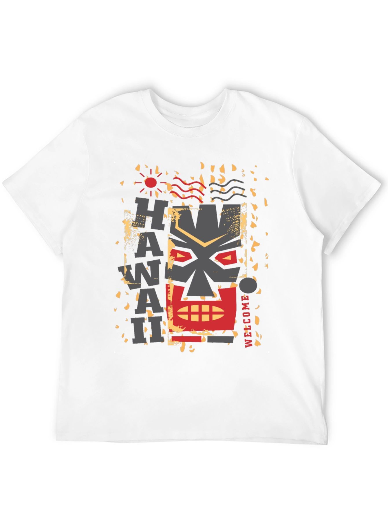 Hawaii Graphic Tee - Island Style Black T-Shirt