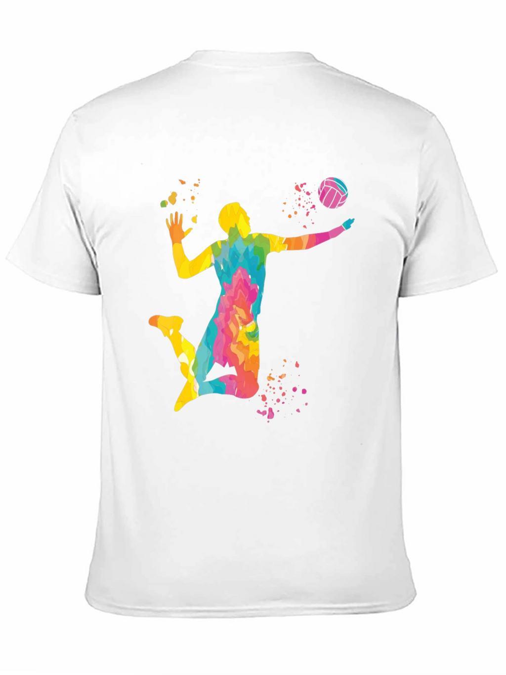 Volleyball Player Graphic T-Shirt - Stylish Design