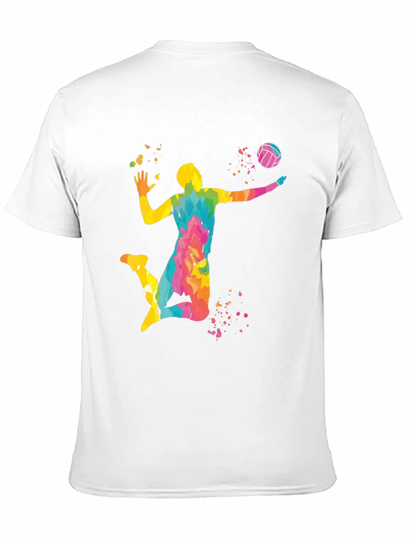 Volleyball Player Graphic T-Shirt - Stylish Design