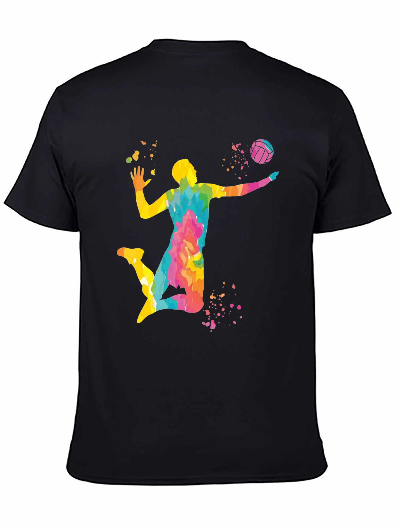Volleyball Player Graphic T-Shirt - Stylish Design