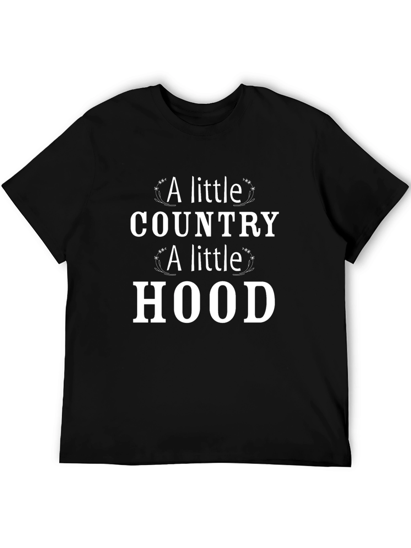 Country Hood Graphic Tee - Stylish Casual Top