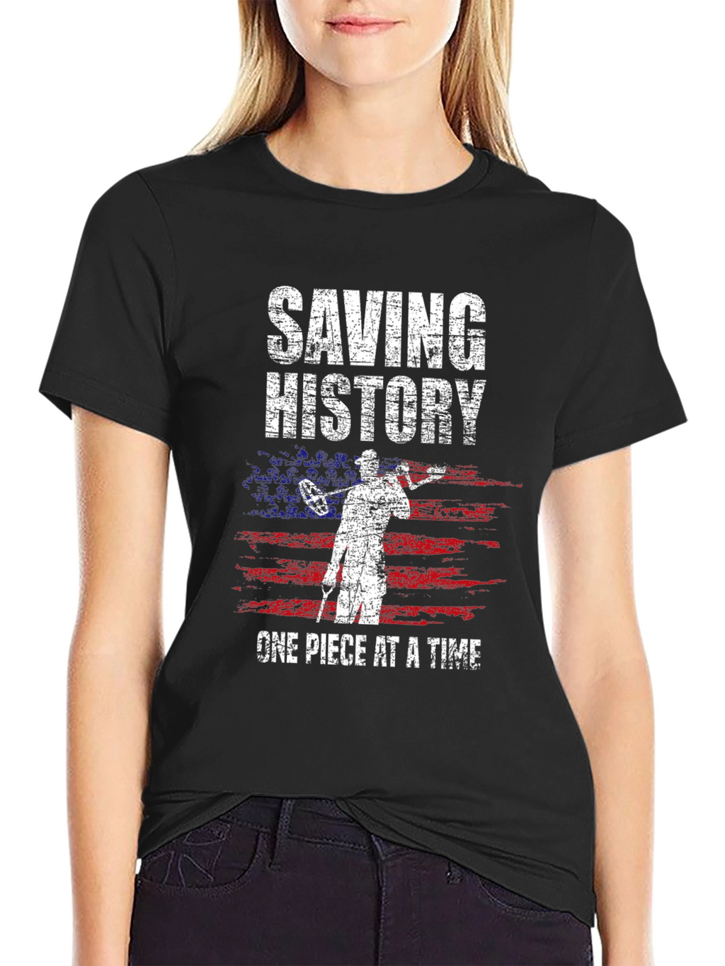 Saving History Metal Detector T-Shirt