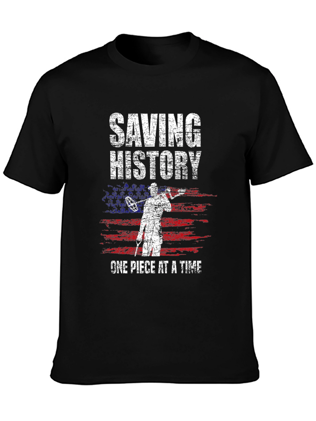 Saving History Metal Detector T-Shirt
