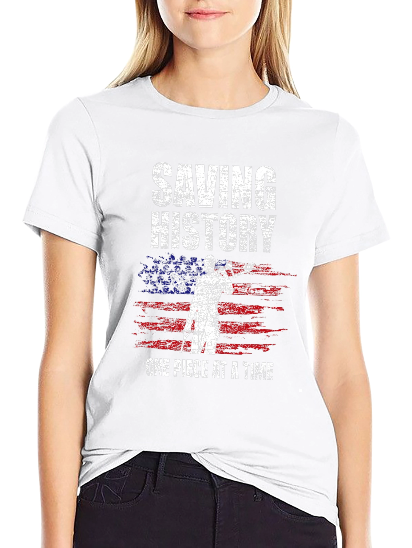 Saving History Metal Detector T-Shirt