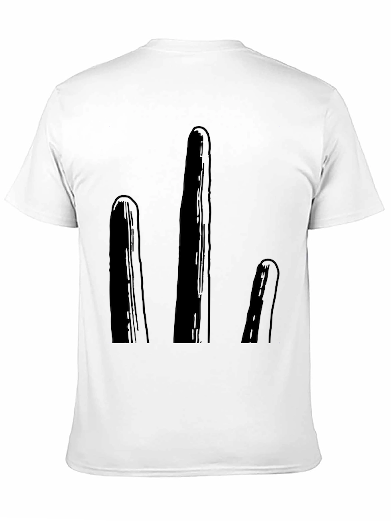 Minimalist Black Cactus T-Shirt