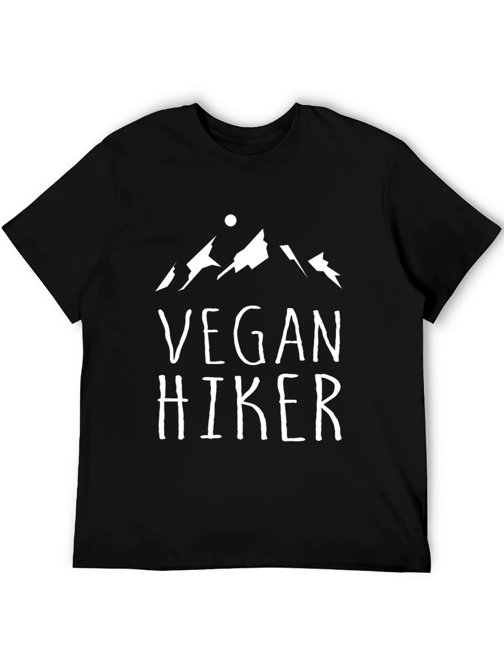 Vegan Hiker T-Shirt - Mountain Graphic Tee