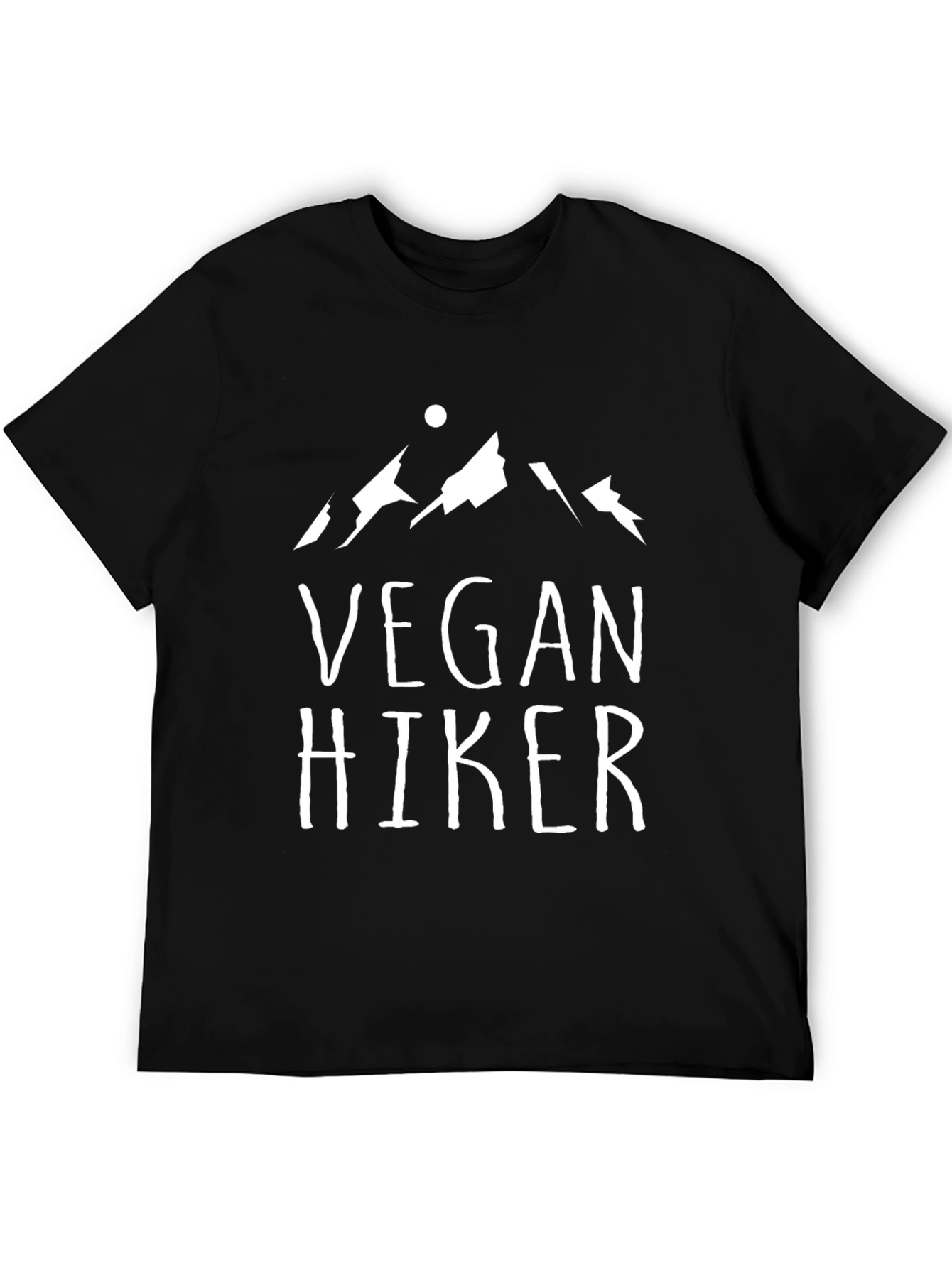 Vegan Hiker T-Shirt - Mountain Graphic Tee