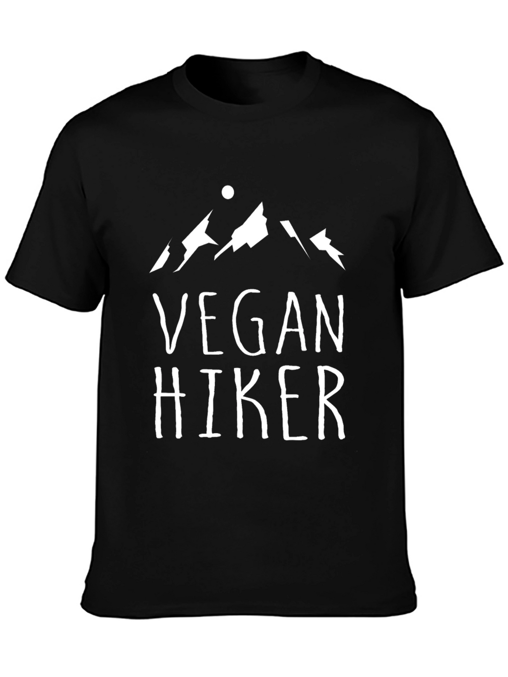Vegan Hiker T-Shirt - Mountain Graphic Tee