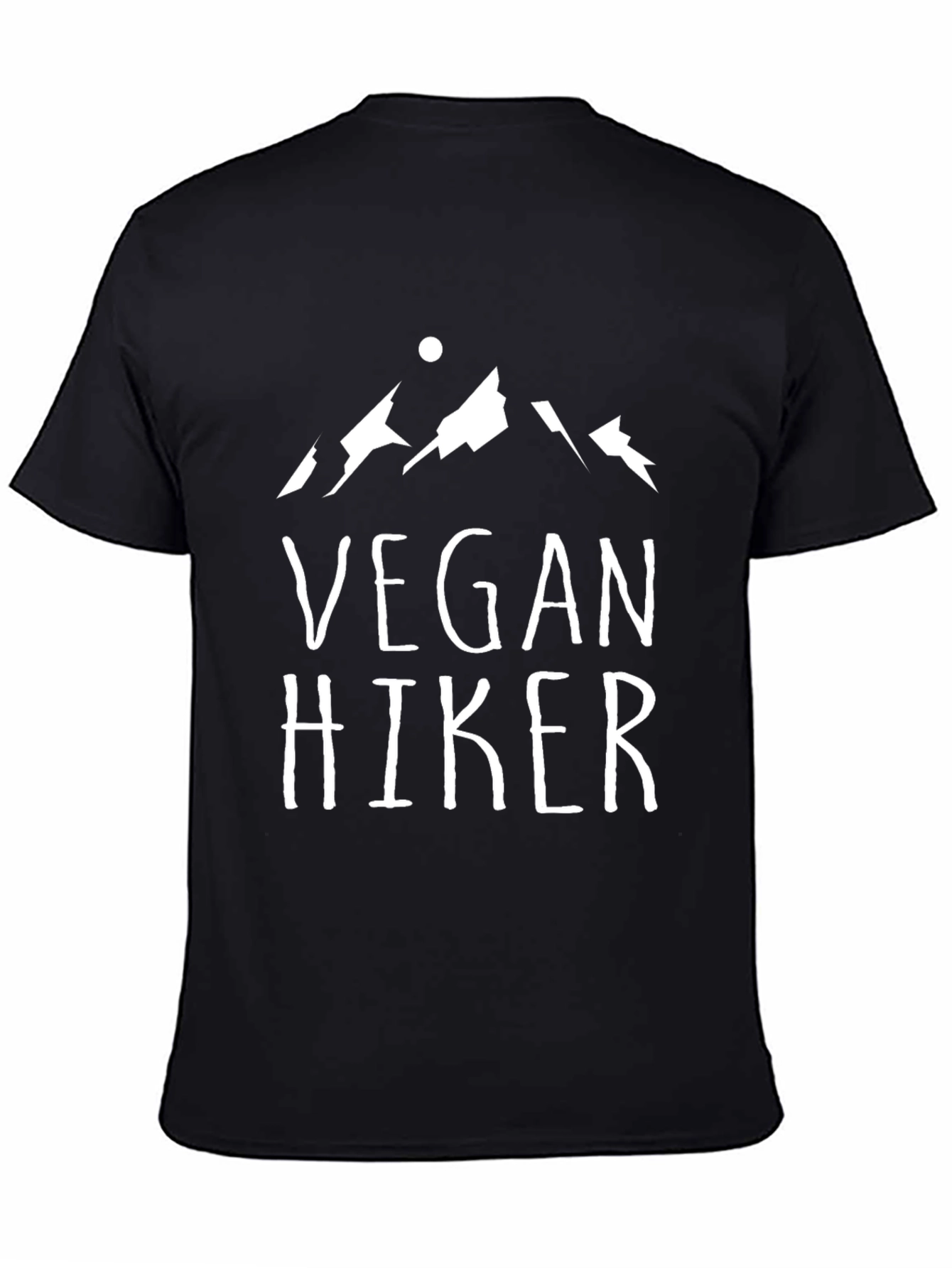 Vegan Hiker T-Shirt - Mountain Graphic Tee