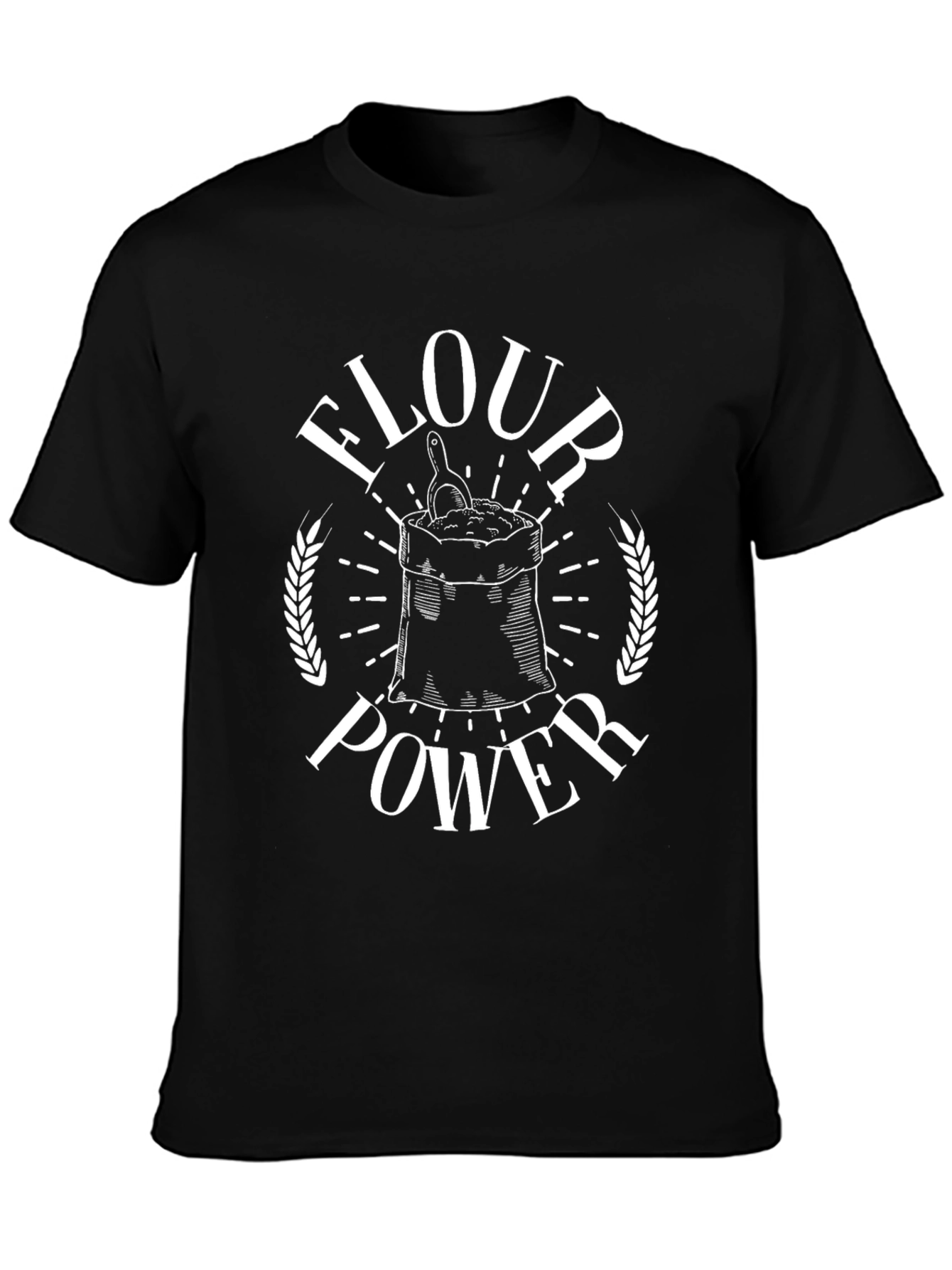 Flour Power Graphic T-Shirt - Baker Gift