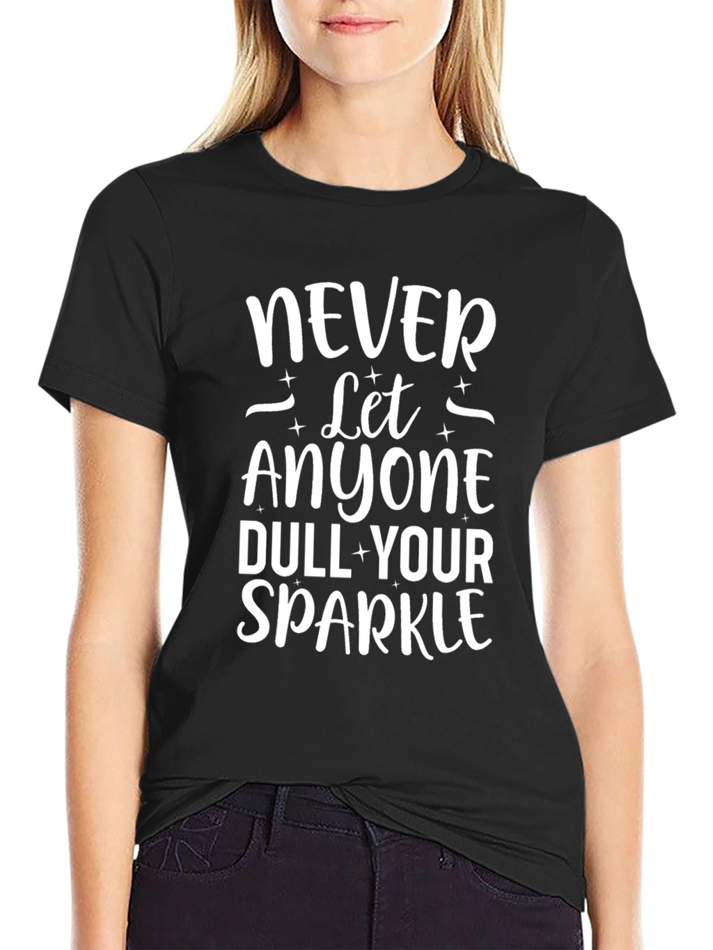Inspirational Graphic Tee - Never Dull Your Sparkle