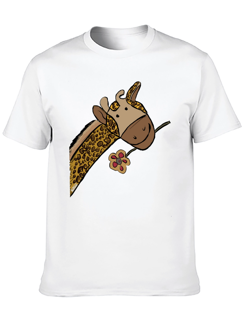 Giraffe Graphic Tee - Unique Animal Print T-Shirt