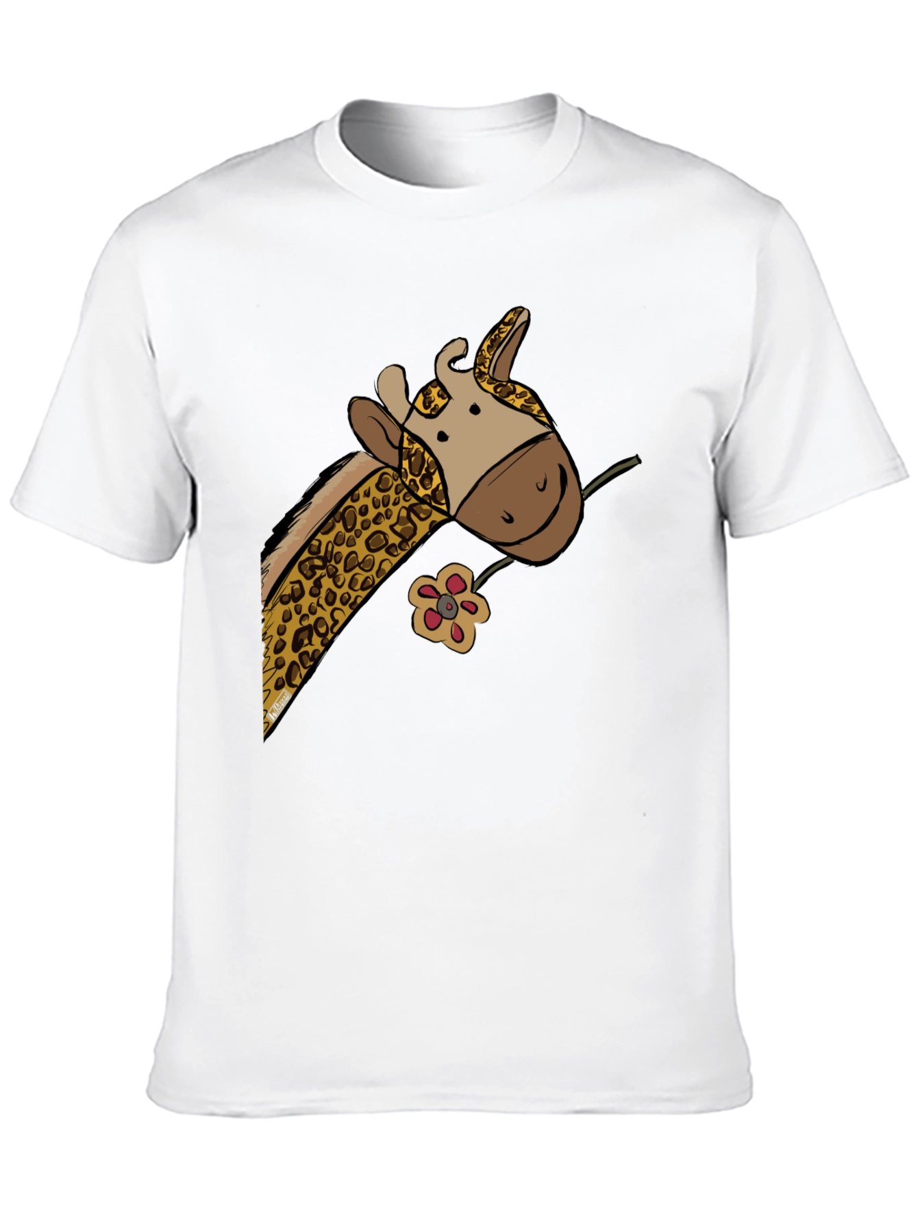 Giraffe Graphic Tee - Unique Animal Print T-Shirt
