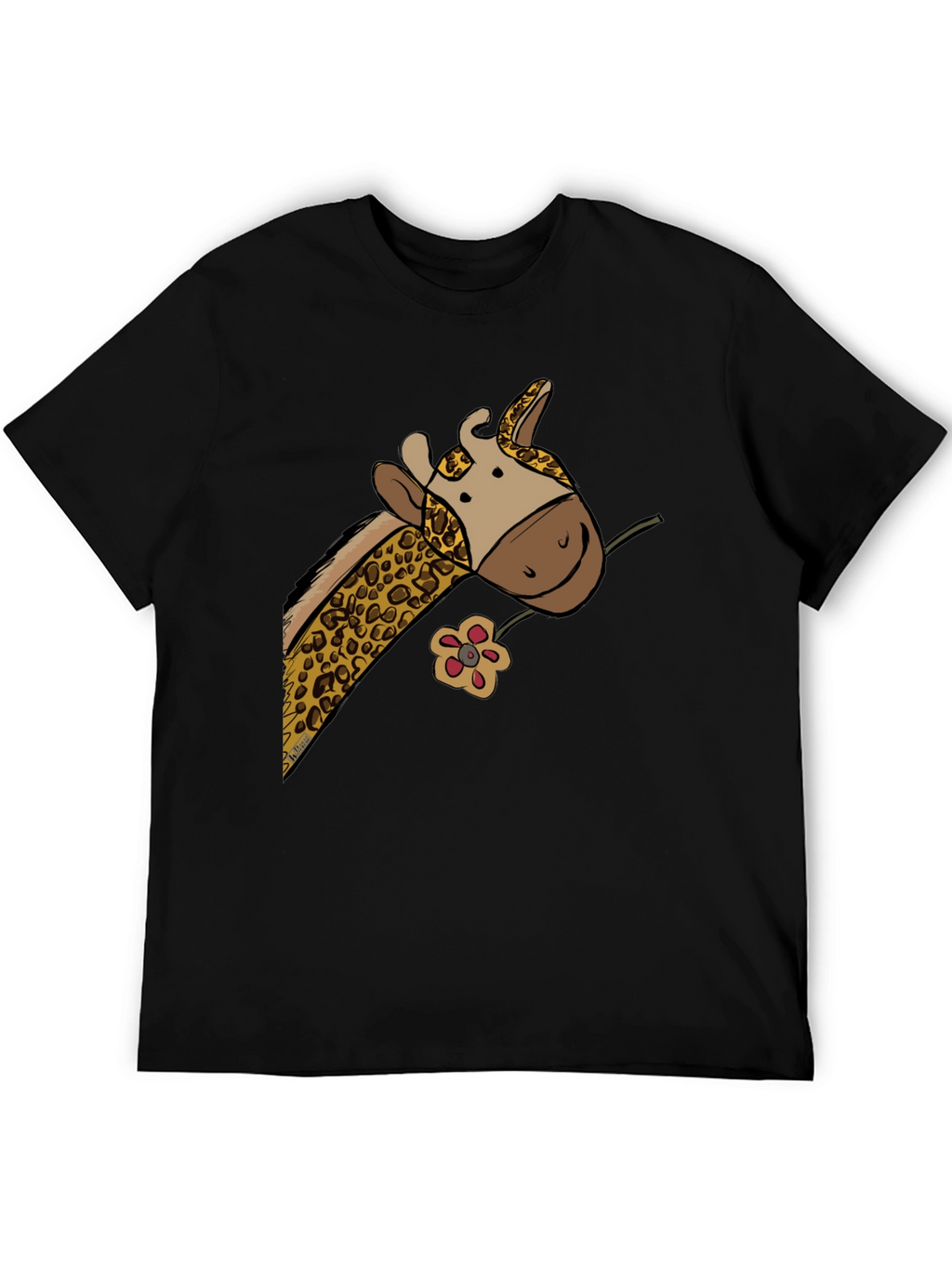 Giraffe Graphic Tee - Unique Animal Print T-Shirt