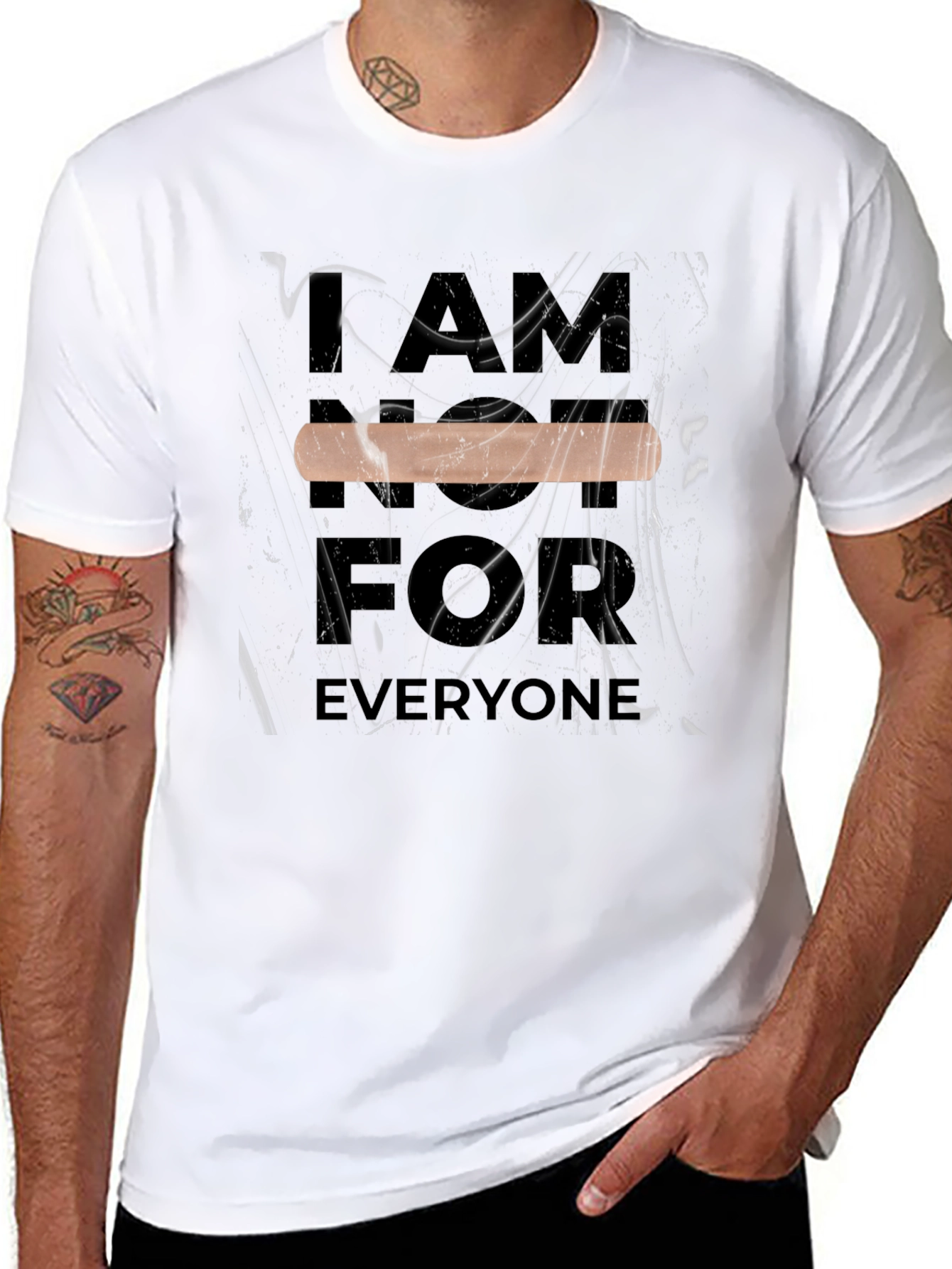 Inclusive T-Shirt - I AM HERE FOR EVERYONE