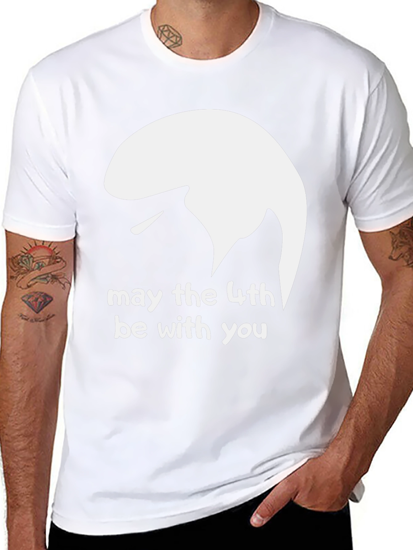 May the 4th Be With You Black T-Shirt