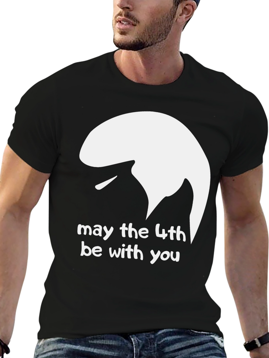 May the 4th Be With You Black T-Shirt