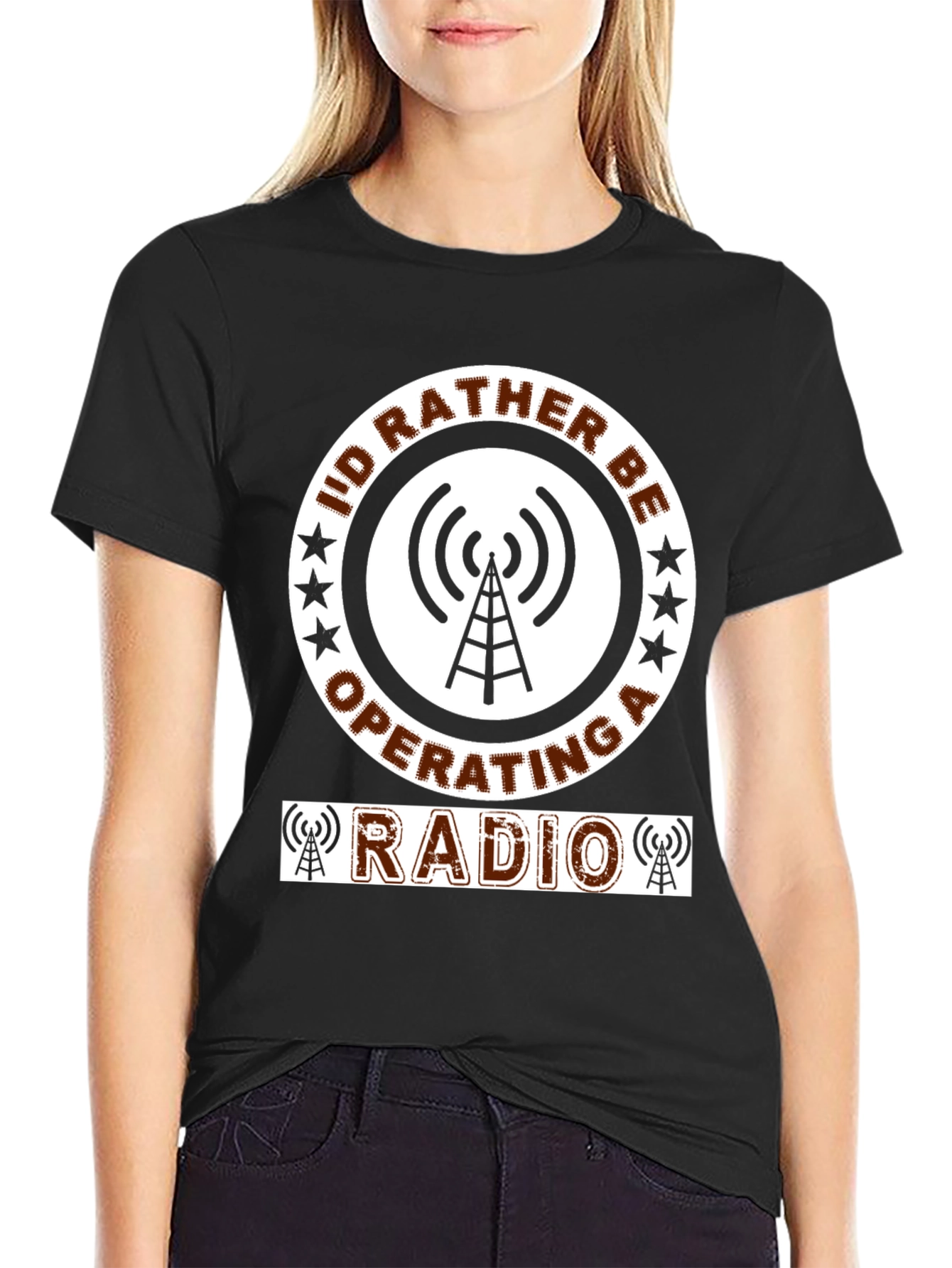 Id Rather Be Operating A Radio T-Shirt