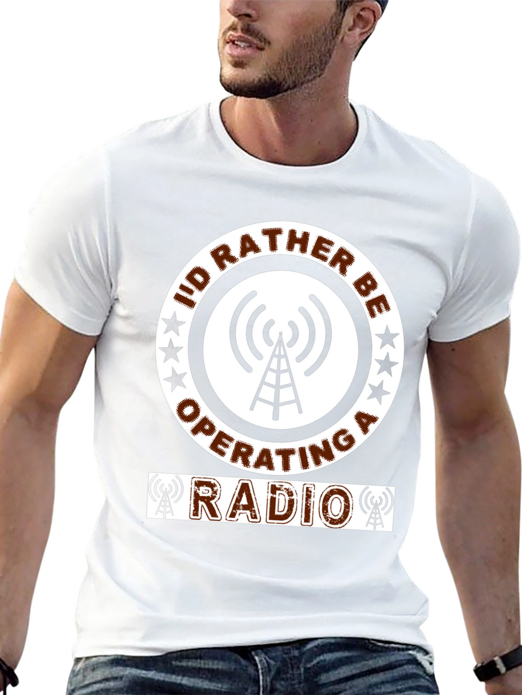 Id Rather Be Operating A Radio T-Shirt