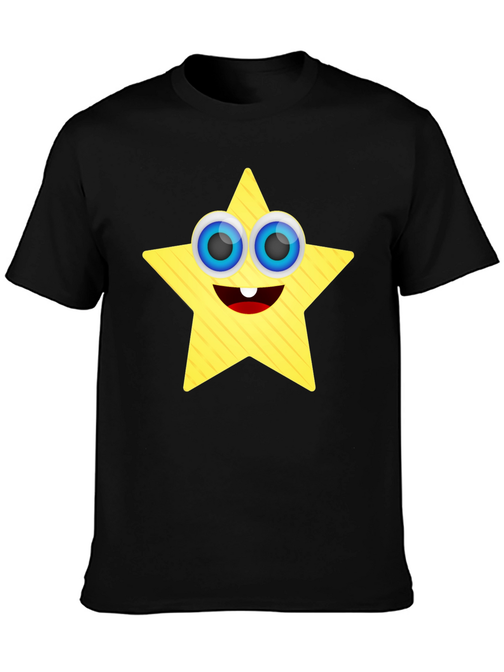 Star Character Black T-Shirt
