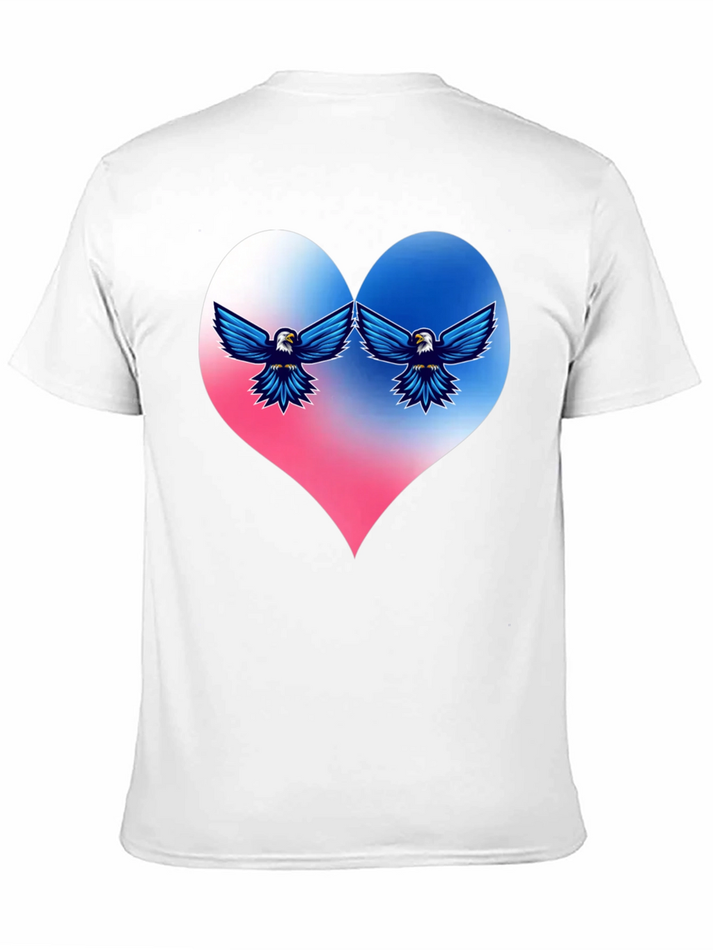 Patriotic Eagle Heart T-Shirt