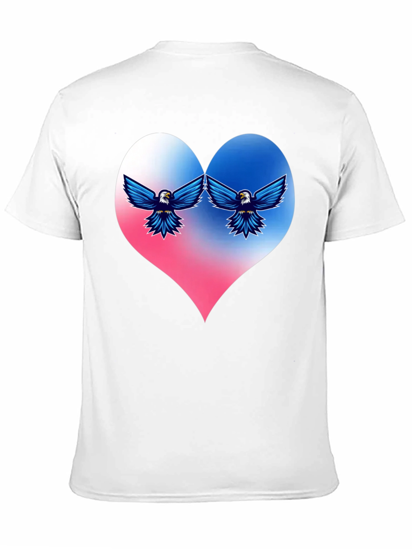 Patriotic Eagle Heart T-Shirt