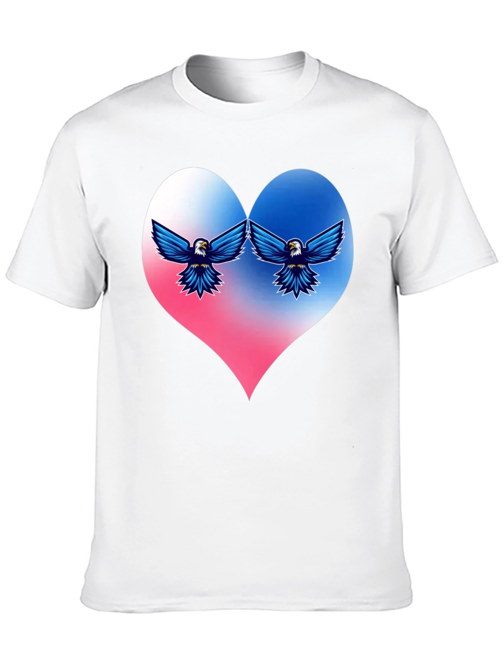 Patriotic Eagle Heart T-Shirt