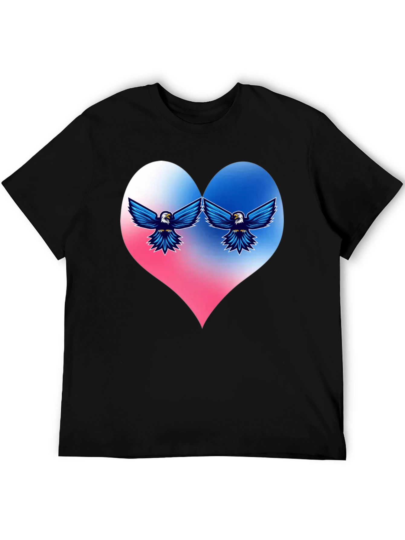 Patriotic Eagle Heart T-Shirt