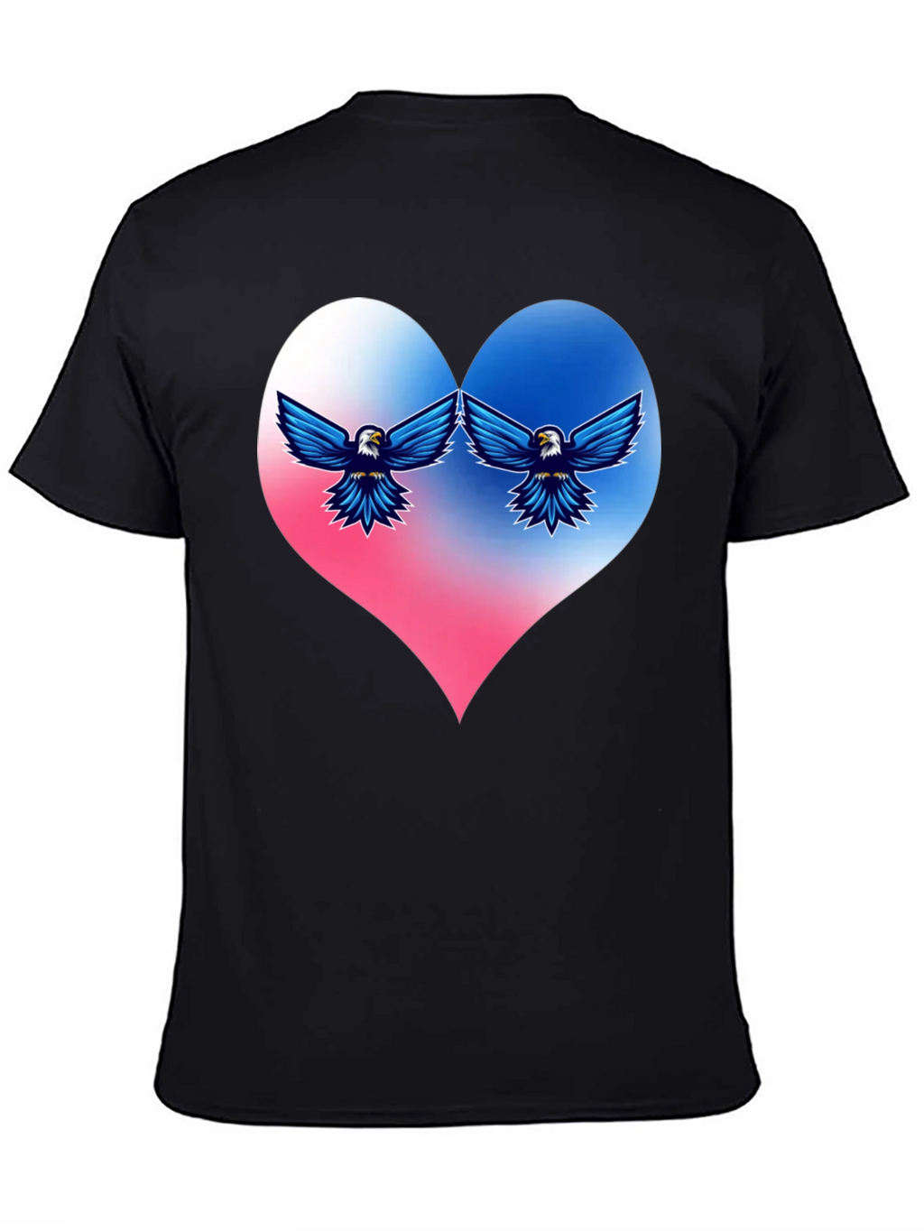 Patriotic Eagle Heart T-Shirt