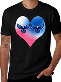 Patriotic Eagle Heart T-Shirt