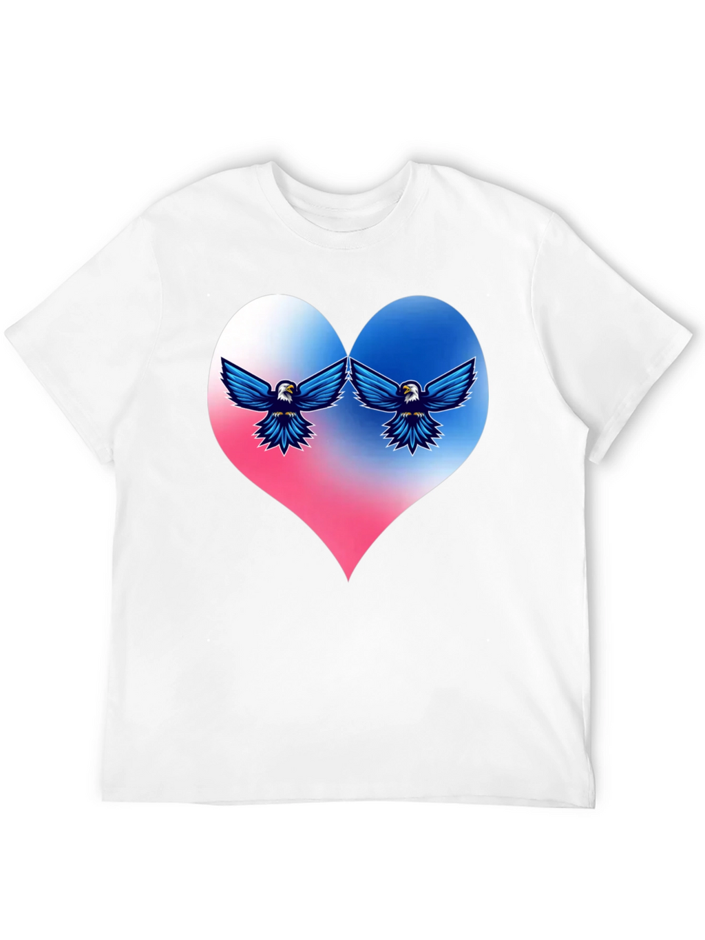 Patriotic Eagle Heart T-Shirt