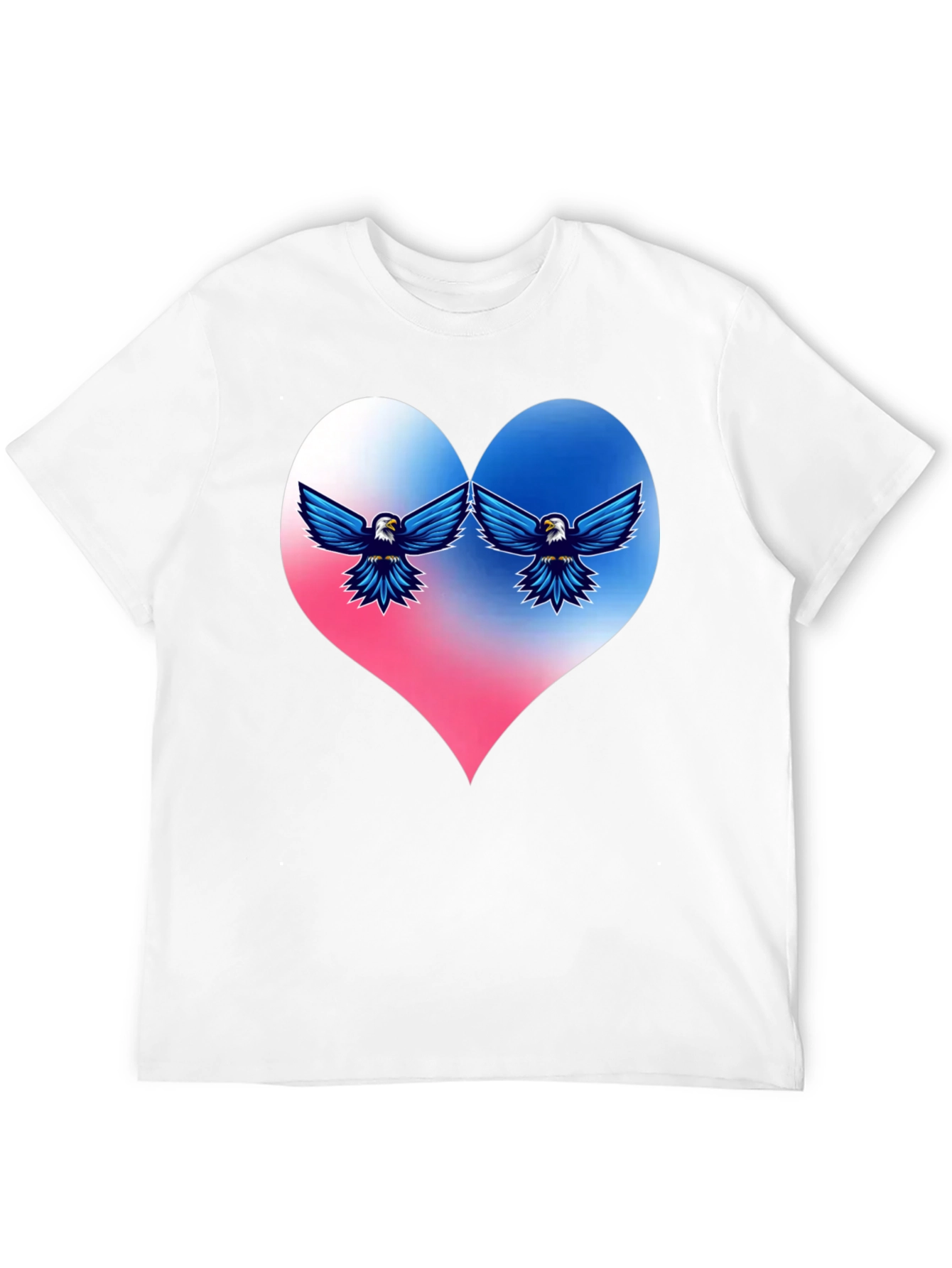 Patriotic Eagle Heart T-Shirt