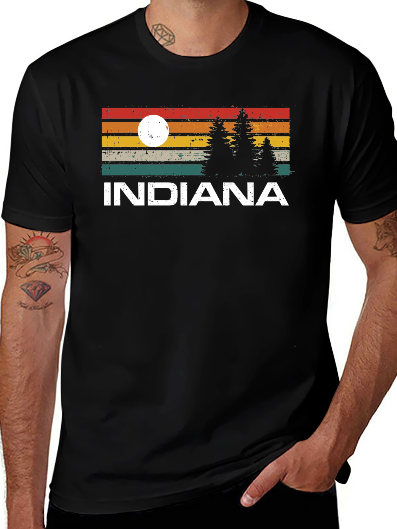 Indiana Retro Graphic T-Shirt