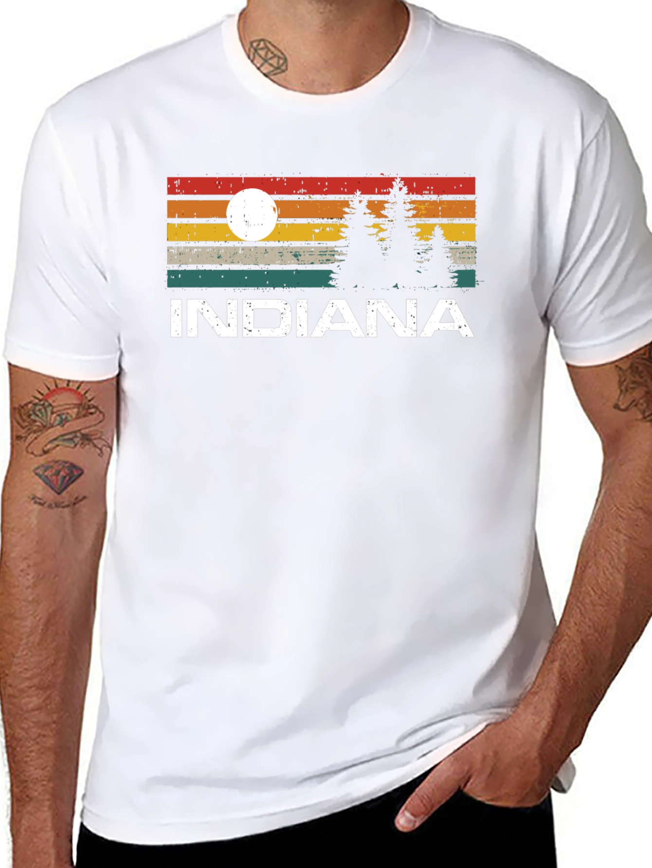 Indiana Retro Graphic T-Shirt
