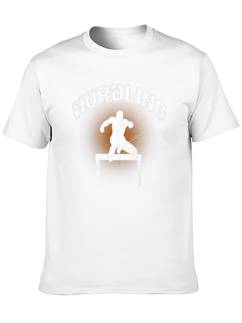 Hurdling Silhouette Graphic T-Shirt