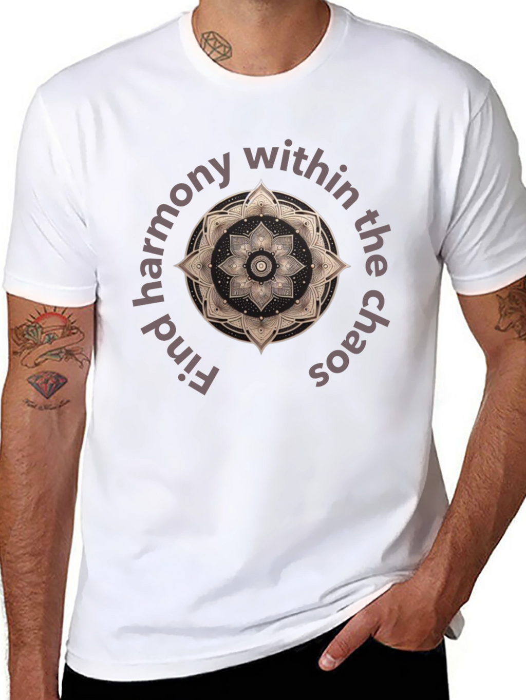 Harmony Mandala Graphic Tee - Find Your Inner Peace