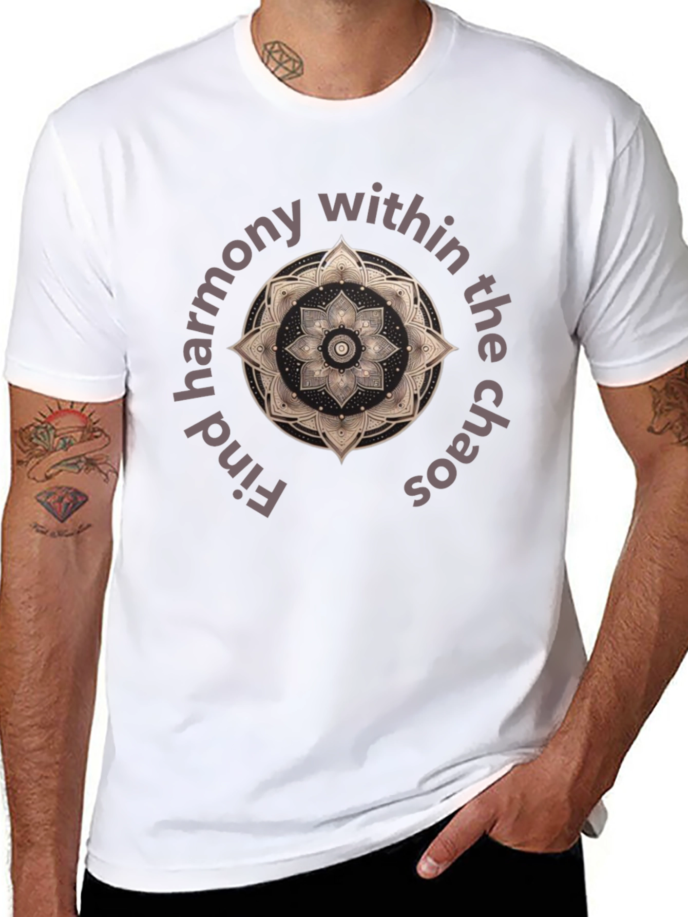 Harmony Mandala Graphic Tee - Find Your Inner Peace