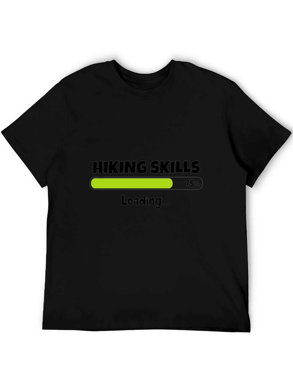Hiking Skills Loading T-Shirt - Black