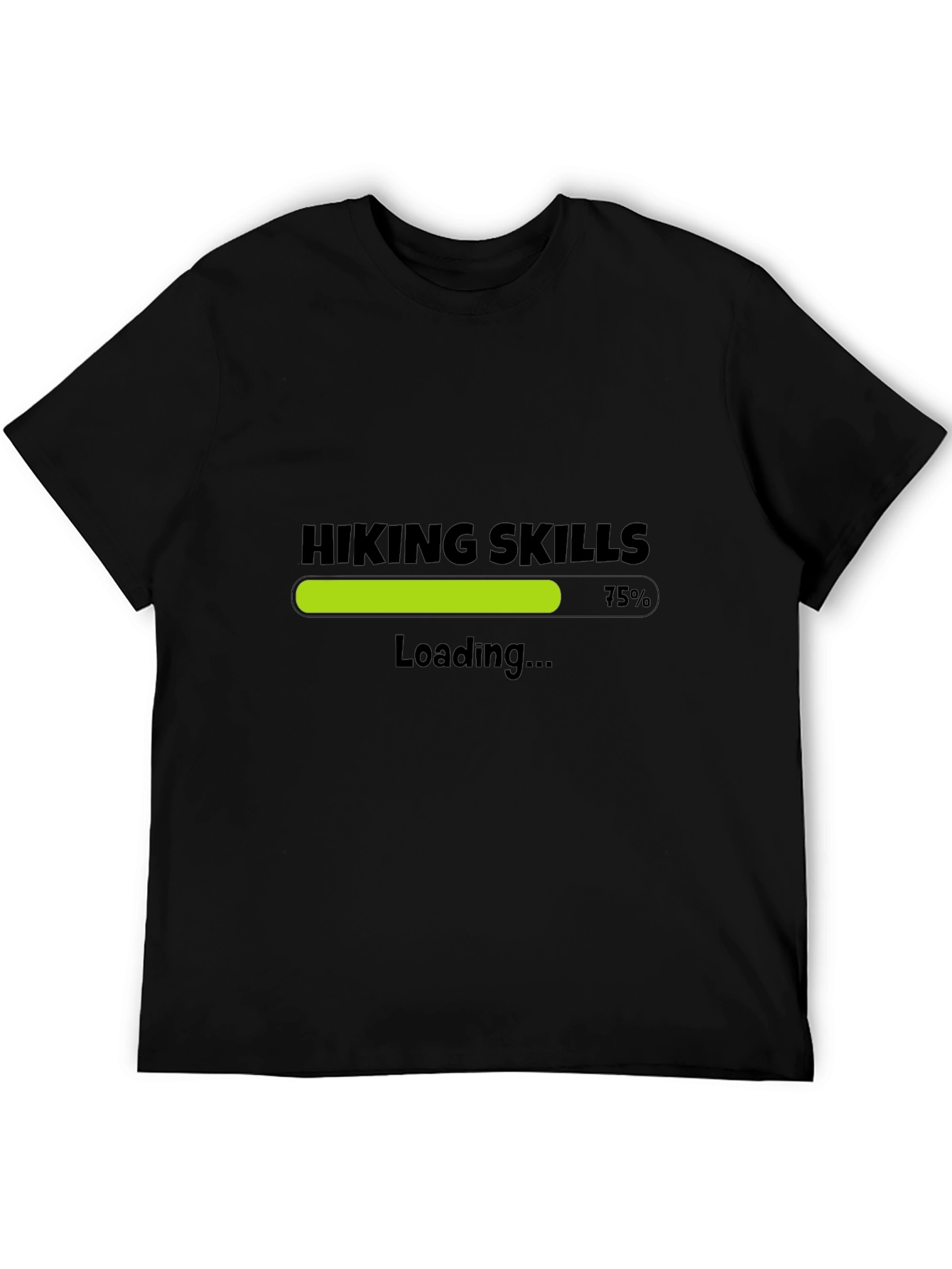 Hiking Skills Loading T-Shirt - Black