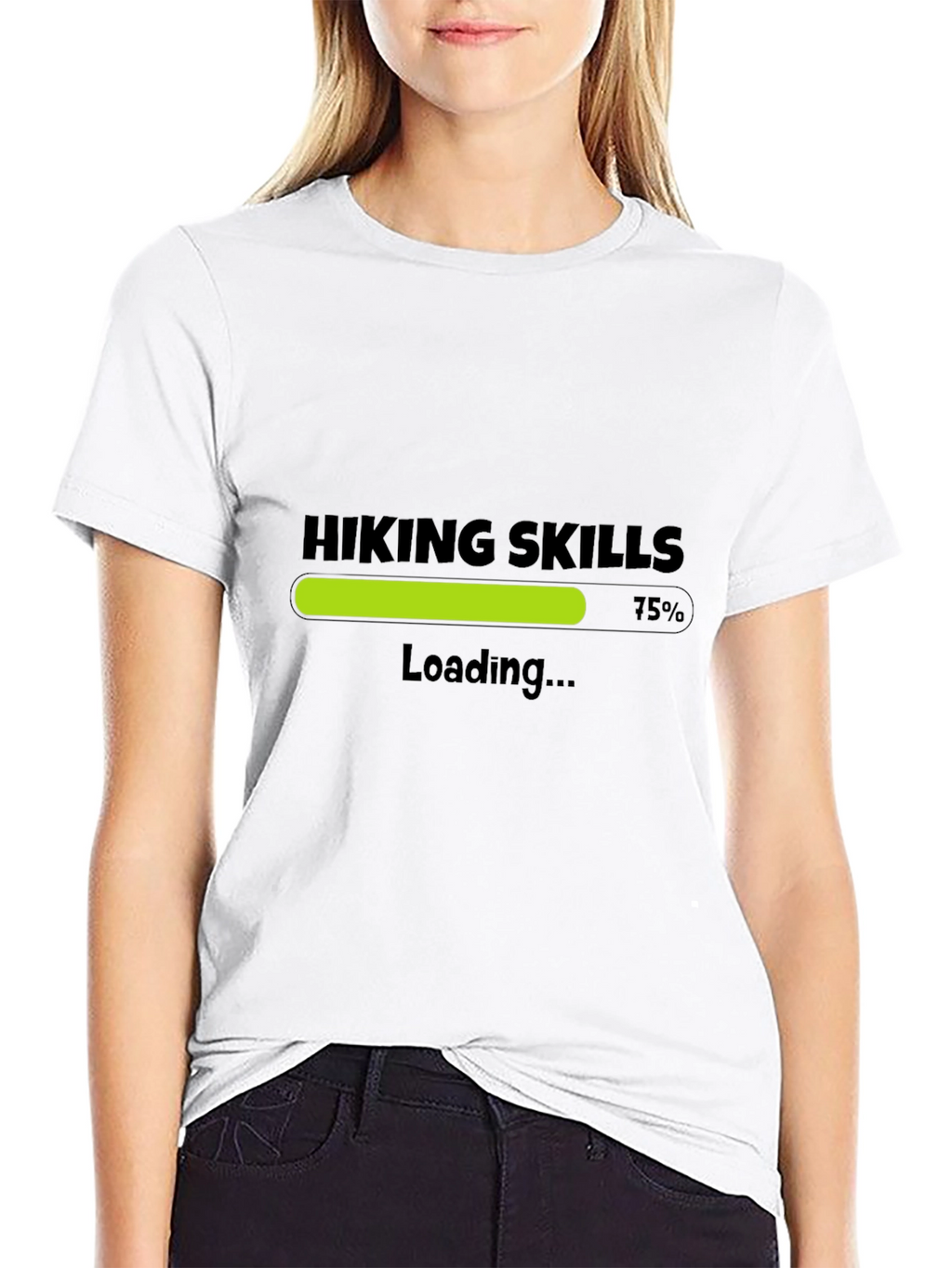 Hiking Skills Loading T-Shirt - Black
