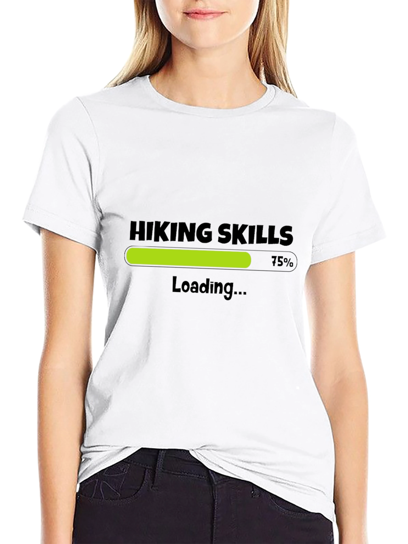 Hiking Skills Loading T-Shirt - Black