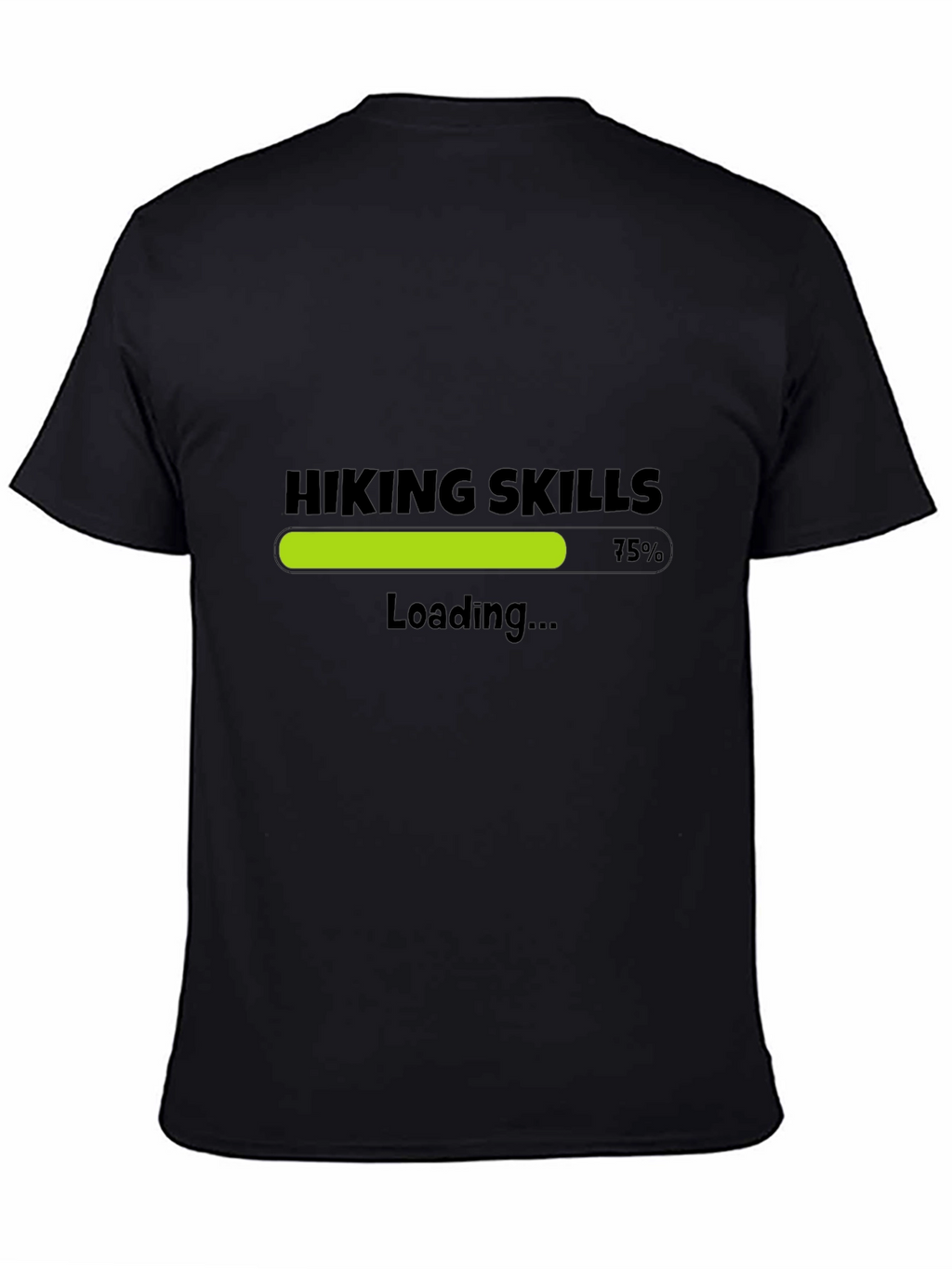 Hiking Skills Loading T-Shirt - Black